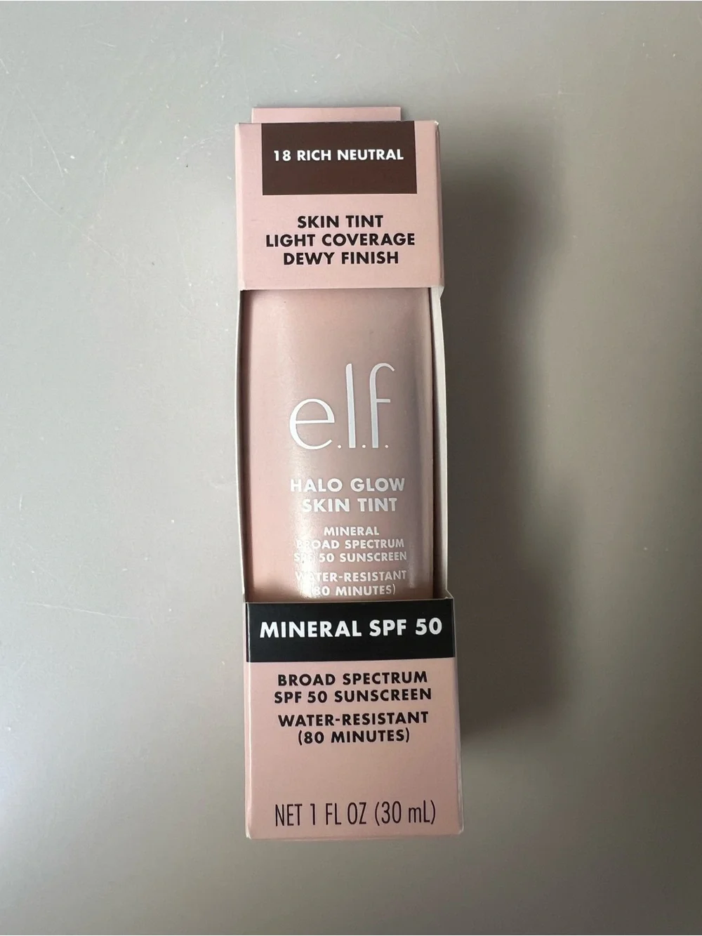Halo Glow Skin Tint SPF 50 - 18 Rich Neutral